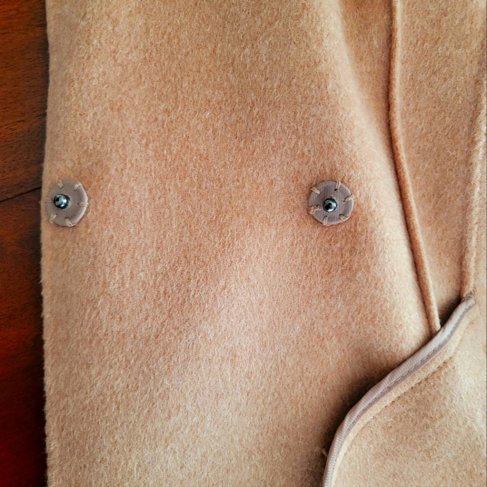 Banana Republic Belted Short Wool Coat with Pockets, M - Picture 7 of 16